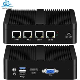 Intel Celeron J1900 N2830 Mini PC Firewall Appliance with 4xi225V I226V NIC 1xHDMI Computer Support Pfsense OPNsense Soft Router