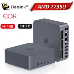 Beelink EQR5 R5 5500U DDR4 16G RAM 500G SSD EQR7 AMD R7 7735U EQR6 R5 6600U Windows 11 Mini PC 1000M WiFi6 4K Desktop Computer
