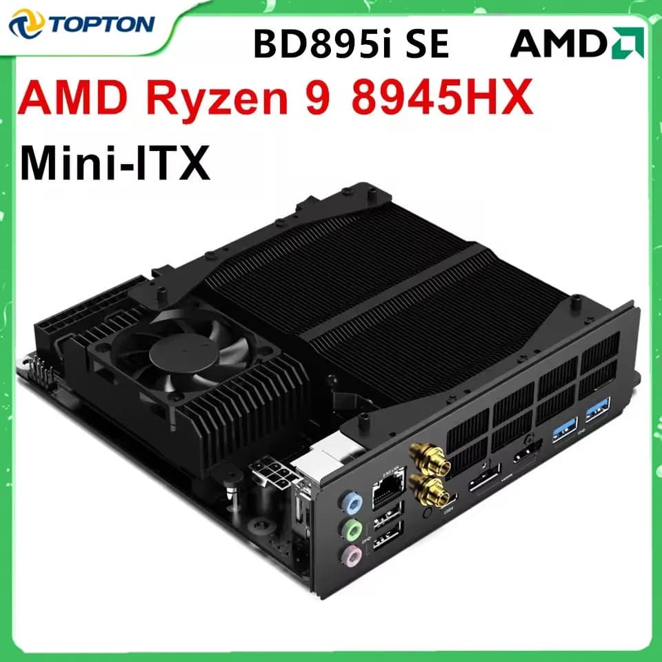 MINISFORUM BD895i BD775i SE Gaming Motherboard AMD Ryzen 9 8945HX 7 7745HX 2*DDR5 2*NVMe PCIe5.0 x16 2.5G LAN Mini ITX Mainboard