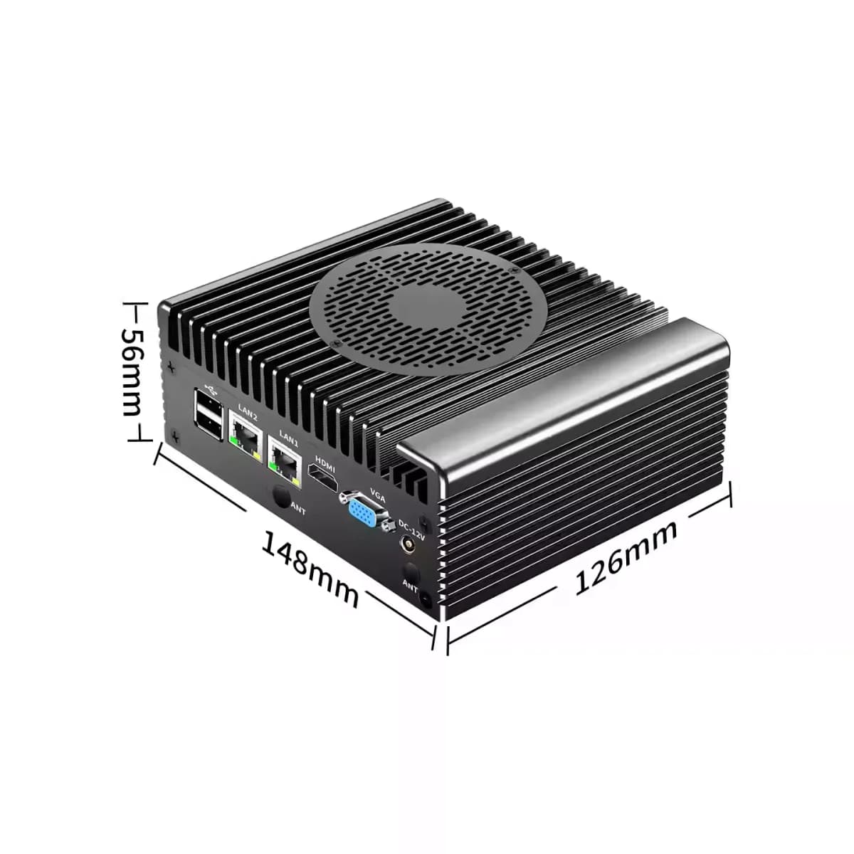 Aittact Mini PC R12 Soft Router i3-1215U i5-1235U i7-1255U DDR4 3200MT/s SSD PfSence Firewall Computer