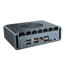 Intel I3 N300 3 100U 6x2.5G I226-V Metal Mini PC Firewall Appliance DDR5 Industrial NAS PC Home Server PfSense OPNsense Proxmox