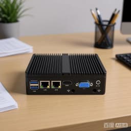 Metal Case Mini PC Intel N2840 Desktop Computer Pfsense DDR3L Msata SSD 2Lan 2COM VGA HD Display