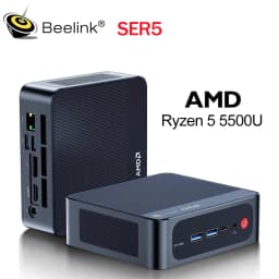 Beelink SER5 AMD Ryzen5 5500U R3 3200U DDR4 16G 500G SER5 Max Ryzen7 6800U/7735HS Mini PC Win 11 4K WIFI6 Type-C Gaming Computer