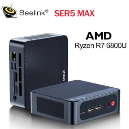 Beelink SER5 Max Win 11 Mini PC AMD Ryzen7 6800U/7735HS R3 3200U R5 5500U DDR4 RAM 16G NVME 500G Wifi6 4K Type-C Gamer Computer