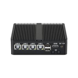Fanless Mini PC Soft Router Intel Celeron J6412 J4125 J1900 N2830 N150 4x Ethernet 2.5G Intel I226V NIC Friewall Appliance