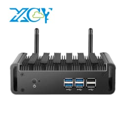 XCY X31Y Fanless Mini PC Intel Core Processor I7 5500U I5 5200U I3 5005U WiFi Gigabit Ethernet Windows Linux Thin Client HTPC