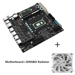 6 Bay NAS Motherboard 11th Gen Intel I7 1165G7 I5 1135G7 I3 1115G4 4x I226 2.5G 6xSATA 2xM.2 NVMe PCIEx4 Mini ITX Firewall Board