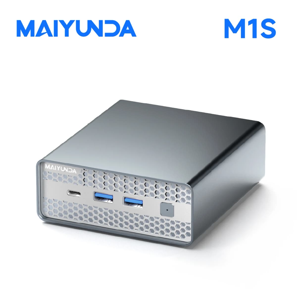 MAIYUNDA M1S Intel N150 Mini PC NAS Server DDR5 4800 4×M.2 NVMe Dual Intel i226-V 2.5GbE Mini PC Home Server No WiFi No BT