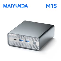 MAIYUNDA M1S Intel N150 Mini PC NAS Server DDR5 4800 4×M.2 NVMe Dual Intel i226-V 2.5GbE Mini PC Home Server No WiFi No BT