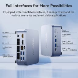 KAMRUI Mini PC Intel i7-14650HX 16Cores 32GB DDR4 1TB SSD 5.2GHz Mini Desktop Computer Wifi6E 4K@60Hz Win11pro for Gaming Design