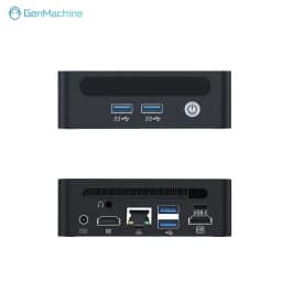GenMachine Ryzen 5 6600H ES 3.3GHz-4.5GHz TDP 45W  Mini PC Windows 11 LPDDR5 16G 6400Mhz WIFI6 Mini Pc Gamer Gaming Ordenador