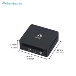 GenMachine Ryzen 5 6600H ES 3.3GHz-4.5GHz TDP 45W  Mini PC Windows 11 LPDDR5 16G 6400Mhz WIFI6 Mini Pc Gamer Gaming Ordenador