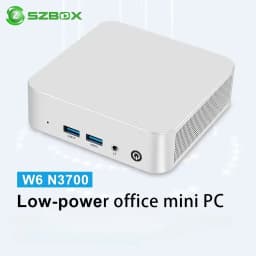 SZBOX W6 Intel N3700/N3710/N3160 Mini PC DDR 2*SATA SSD Wifi BT Pocket Office Computer Windows 10 Desk Computer