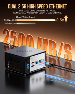 GMKtec EVO-X1 Ryzen Al 9 HX 370 / EVO-X1 Pro Ryzen Al 9 HX 470 PCIE4.0 Oculink Port CPU+CPU+NPU TDP 65W Gaming Mini Pc LPDDR5X