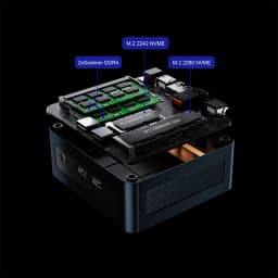 7430U/5625U/5600H AMD Ryzen 5 Mini PC Chatreey AN2P Gaming Desktop Computer NVME SSD WIFI6 HD Windows 11 Pro