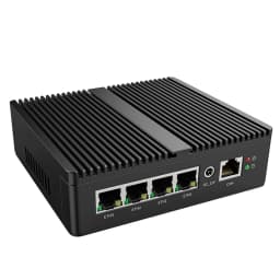 Industrial Mini PC Intel 7305 Soft Router 4xIntel I226V 2.5G LAN DDR4 NVME SSD PfSense Firewall Appliance