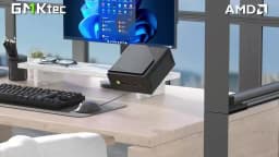 GMKtec K12 Mini PC AMD Ryzen 7 H 255 Windows 11 Pro DDR5 5600Mhz PCie4.0 NVMe SSD Wifi6E BT5.2 Quad Screen Display Oculink