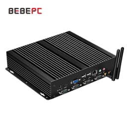BEBEPC Industrial Mini PC with Intel Core I5-3317U Support Windows XP Ubuntu Linux 4xRS232 8xUSB2.0 Computer Windows10 Ready