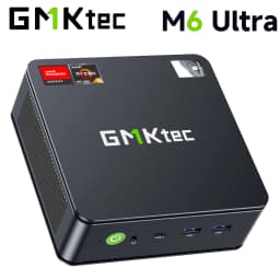 GMKtec M6 Ultra Mini PC AMD Ryzen 5 7640HS DDR5 M.2 2280 SSD Win11 Pro USB4 2.5G LAN WiFi6E BT5.2 Desktop Office Gaming Computer