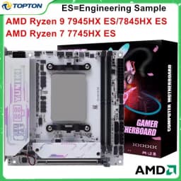 AMD Gaming NAS Motherboard Ryzen 9 9955HX ES 7845HX ES R7 7745HX ES 2*M.2 NVMe 4*SATA PCIe4.0X16 2.5G LAN WiFi6E ITX Mainboard
