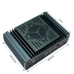Topton 6x2.5G LANs POE Firewall Appliance 12th Gen Intel I7 1255U I5 1235U Mini PC 2xDDR4 NVMe PfSense Proxmox ESXi Home Server