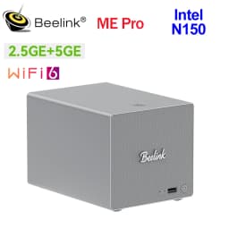 Beelink ME Mini-N150 N95 ME Pro N150 NAS Mini Pc Intel Twin Lake N150 LPDDR5 4800MHz SSD WiFi6 4K Dual 2.5 Lan Mini PC Computer