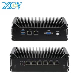 XCY Firewall Router Mini PC Intel Celeron 3865U 8x Intel Ethernet I211AT Support Windows Ubuntu CentOS OpenWrt EXSI PVE
