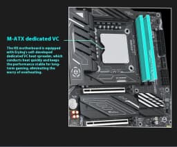 ERYING I5-14450HX/I7-14650HX/I7-14700HX/I9-14900HX Gaming Motherboard 2*DDR5 M.2 2280 SSD M-ATX Motherboard Computer