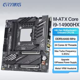 ERYING I5-14450HX/I7-14650HX/I7-14700HX/I9-14900HX Gaming Motherboard 2*DDR5 M.2 2280 SSD M-ATX Motherboard Computer