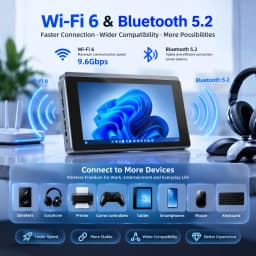 SZBOX Alder Lake N100 JX5 Pocket Mini PC LPDDR5 12GB 1TB Windows 11 WIFI6 BT5.2 Type-C Metal Body Dual Screen Portable Computer