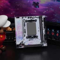 TOPC Gaming NAS Motherboard AMD Ryzen 9 9955HX 7845HX ES R7 7745HX ES 2*M.2 NVMe 4*SATA PCIe4.0X16 2.5G LAN WiFi6E ITX Mainboard