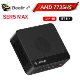 Beelink SER5 AMD R5 DDR4 5500U R3 3200U SER5 Max R7 DDR5 7735HS Mini PC DDR4 16G RAM 500G Type-C 4K Win11 Desktop Gamer Computer