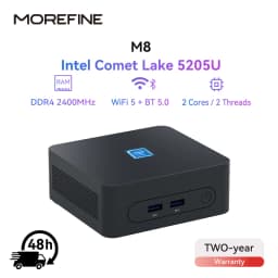MOREFINE M8 Mini PC Intel 5205U up to 1.9GHz Windows 11 pro 16G RAM 512G SSD 4K@60 WiFi 5/BT 5.1 Laptop/Desktop Computer