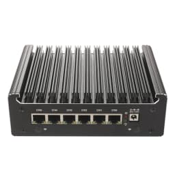 Intel 8505 7505 6305 6 Lans i226-V 2.5G Firewall Soft Router DDR4 NVMe 1*COM Type-C pfSense OPNsense Fanless Mini PC Computer