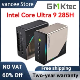 GMKtec AI Mini PC EVO-T1 Intel Core Ultra 9 285H OCulink MINI PC 2*DDR5 3*PCIe4.0 Desktop Supercomputing Center Built-in 32b LLM