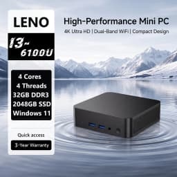New Mini Pc Intel Core I3 6100U Windows 11 16Gb Ram 512Gb 2Tb Ssd 4K Type C Mini Pc Computer Wifi 6
