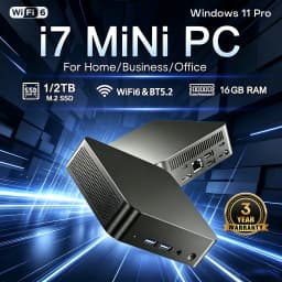 Xiaman Brand New Windows 11 Pro Mini PC Intel Core i7 4510U MINI PC 16GB DDR 1TB 2TB SSD WIFI 6 BT5.2 Computer Pc Desktop