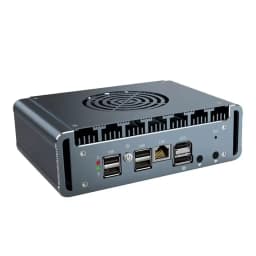 Topton 6x2.5G i226-V NICs Firewall Box Metal Solid Mini PC Intel i3 N300 N100 DDR5 2xNVMe 2.5''SATA ESXi Proxmox NAS Home Server