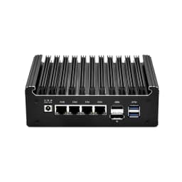 Solid Fanless Firewall Mini PC Intel N150 N95 Pentium 6405U 4417U i5-8250U 4x2.5G LANs Home Server DDR4 NVMe pfSense OPNsense