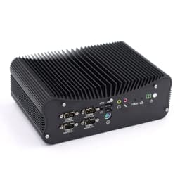 Core I7-1360P I7-1165G7 Fanless Industrial Mini PC 2.5G LAN COM RS485 GPIO SIM Wide Voltage Tiny Silent Rugged Computer HDMI VGA