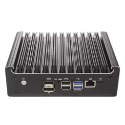 Solid Fanless Mini PC with Firewall Intel Pentium Gold N100 8505 7505 6x2.5G LAN DDR5/DDR4 NVMe/SATA Proxmox/pfSense Home Server