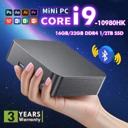 NEW Intel I9-10980HK/N150 Portable Mini PC Computer Windows 11 32GB DDR4 1/2TB SSD Gaming Computer WiFi 6 Office Mini Desktop