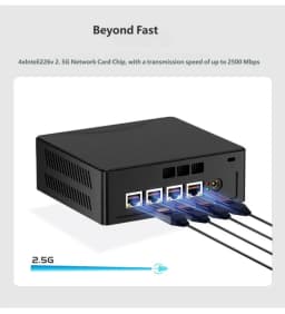 SZBOX G4S Soft Router Intel J4105/J5005 Industrial Mini PC 4* 2.5G LAN Firewall Appliance NAS VPN Network Server Computer