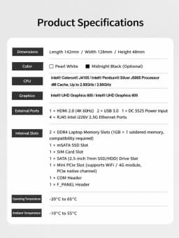 SZBOX G4S Soft Router Intel J4105/J5005 Industrial Mini PC 4* 2.5G LAN Firewall Appliance NAS VPN Network Server Computer