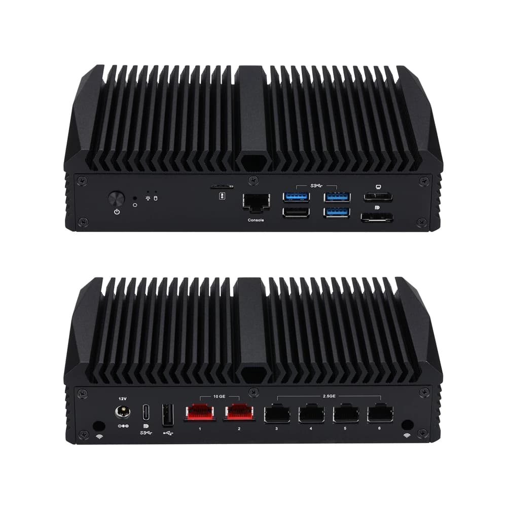 Q10900H6 2X10 Gigabit LAN, 4 X I226-V 2.5 Gigabit LAN, N100/N150/N305/355 Processor Onboard Qotom Firewall Gateway Router