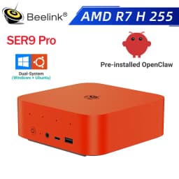 Beelink SER9 Pro Max AMD Ryzen 7 H255 24GB LPDDR5X RAM 1TB NVMe SSD Win 11 Ubuntu Type C Wifi6 BT5.2 Gaming PC SER9 HX370 HX470