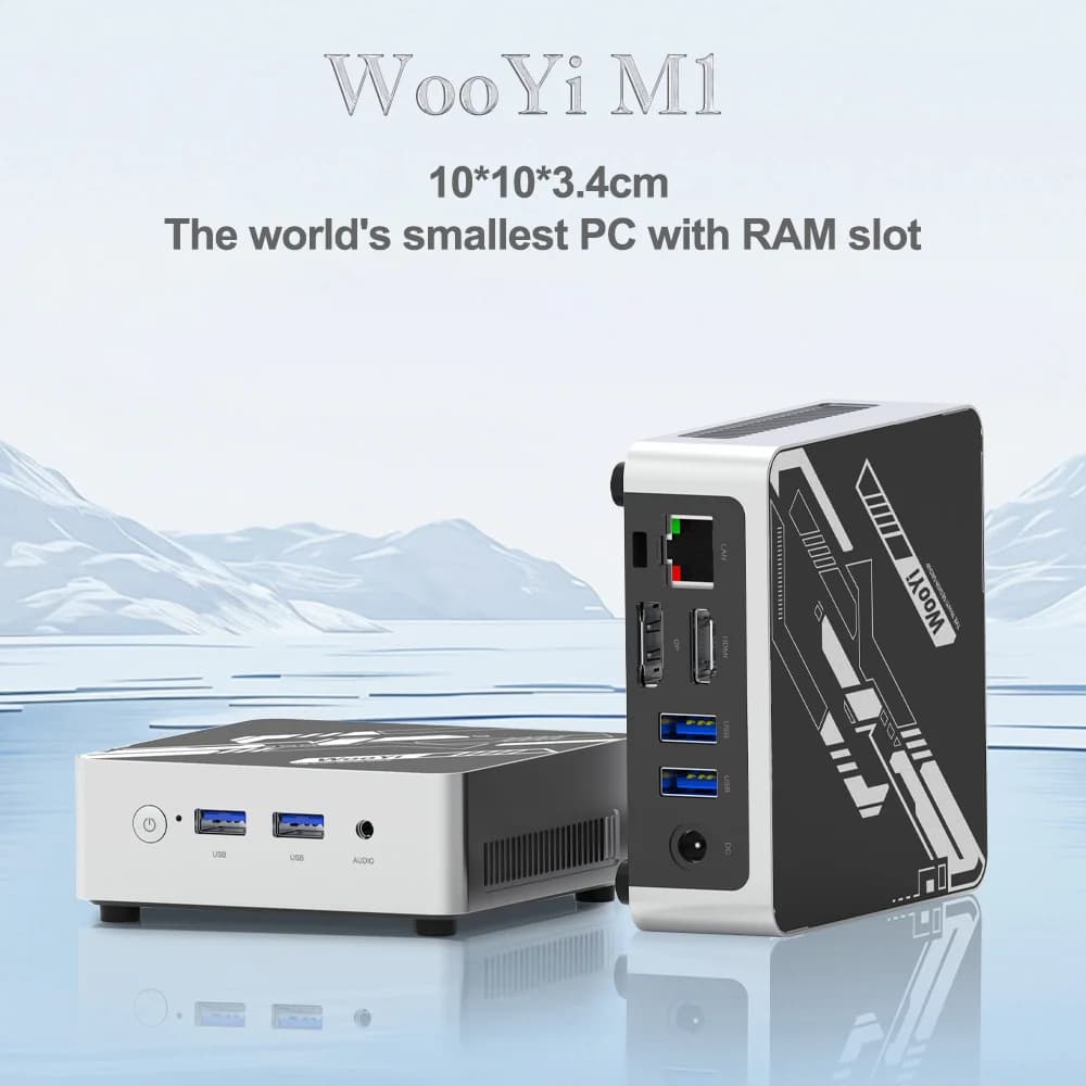 M1 Mini PC Intel Twin Lake N150 8GB/16GB DDR4 256/512/1TB SSD HDMI+DP Dual 5G WiFi Desktop Gaming Smallest Computer MiniPC