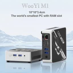 M1 Mini PC Intel Twin Lake N150 8GB/16GB DDR4 256/512/1TB SSD HDMI+DP Dual 5G WiFi Desktop Gaming Smallest Computer MiniPC