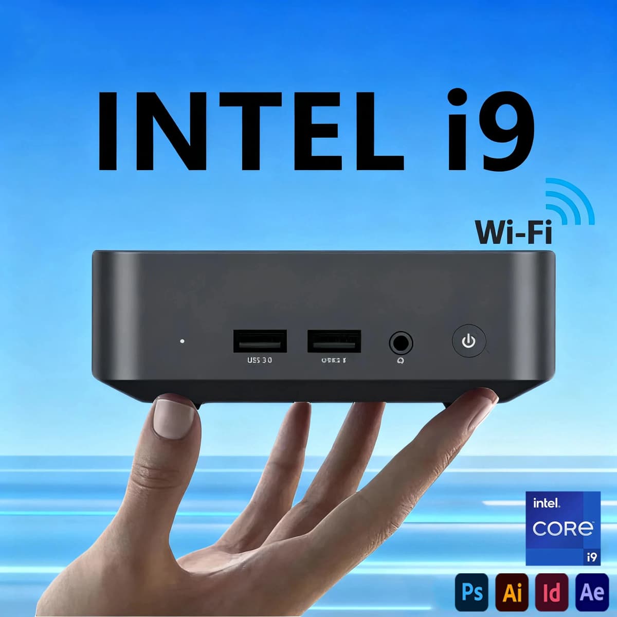 Windows 11 Mini PC 3-screen display Intel Core i9-8950HK/i3-6100U 16GB RAM 1/2TB SSD Mini computer 4K HD Mini Gaming Pc Desktop