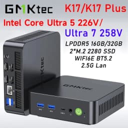 GMKtec K17 Plus Intel Core Ultra 5 226V/258V MINI PC Win11 Pro LPDDR5 M.2 NVMe SSD WIFI6E BT5.2 2.5G MINI PC Gamer Computer
